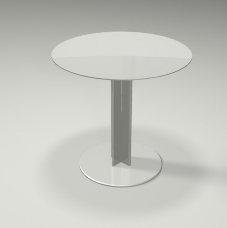 Real Round Side Table